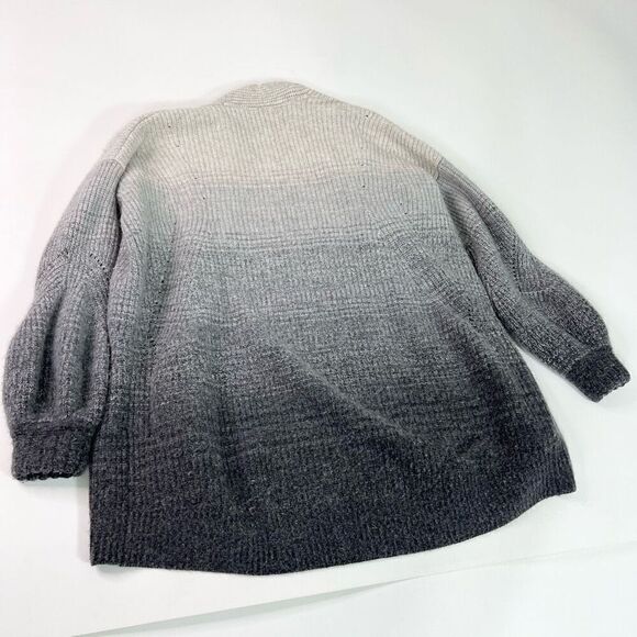 Athleta Sweater Womens Medium Lucca Cardigan Ombre Wool Cashmere Oversized - Picture 10 of 10